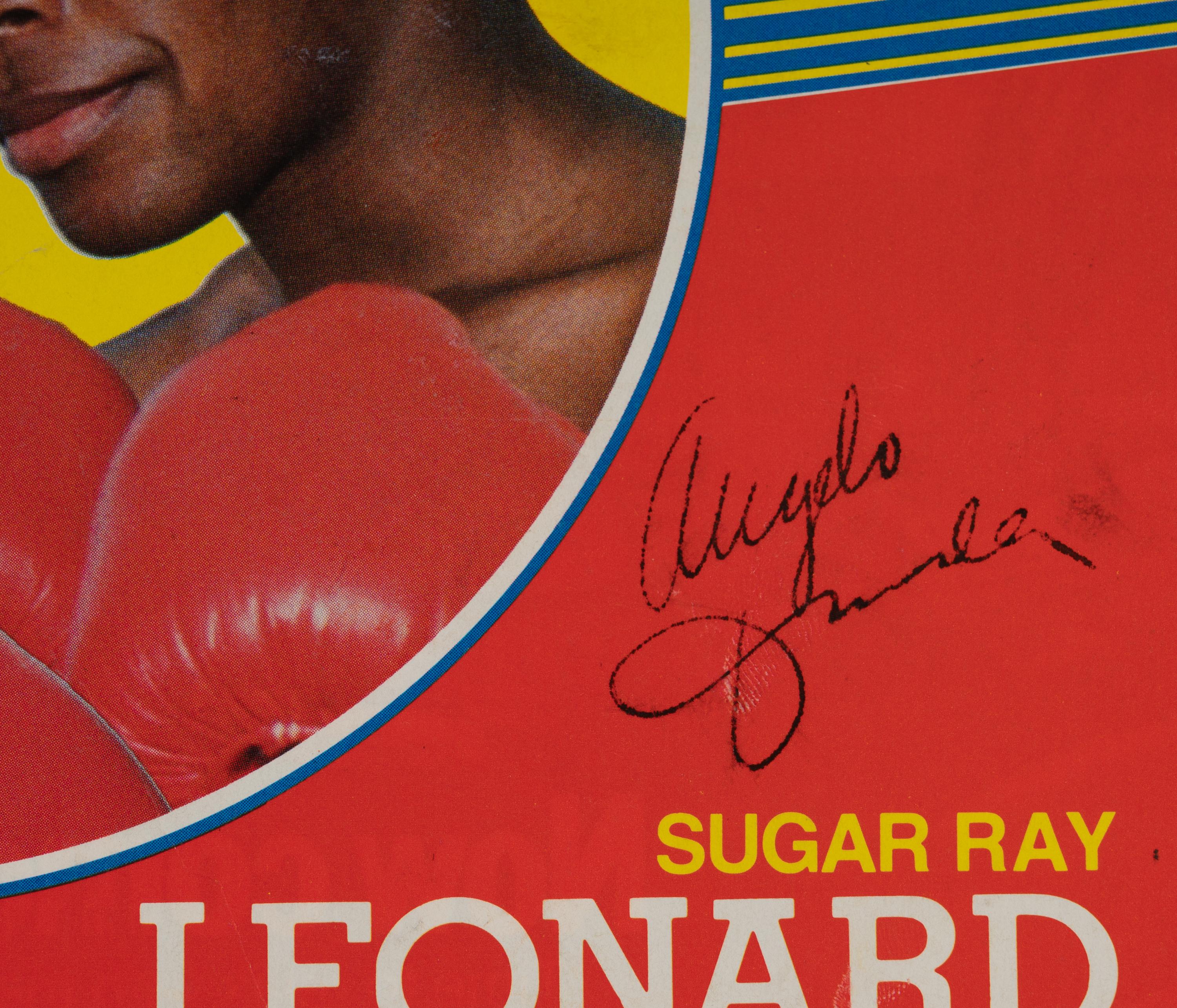 A 1980 Sugar Ray Leonard vs. Roberto Duran "No Mas" On Site Fight Program Signed by Leonard, Angelo Dundee and Don King,