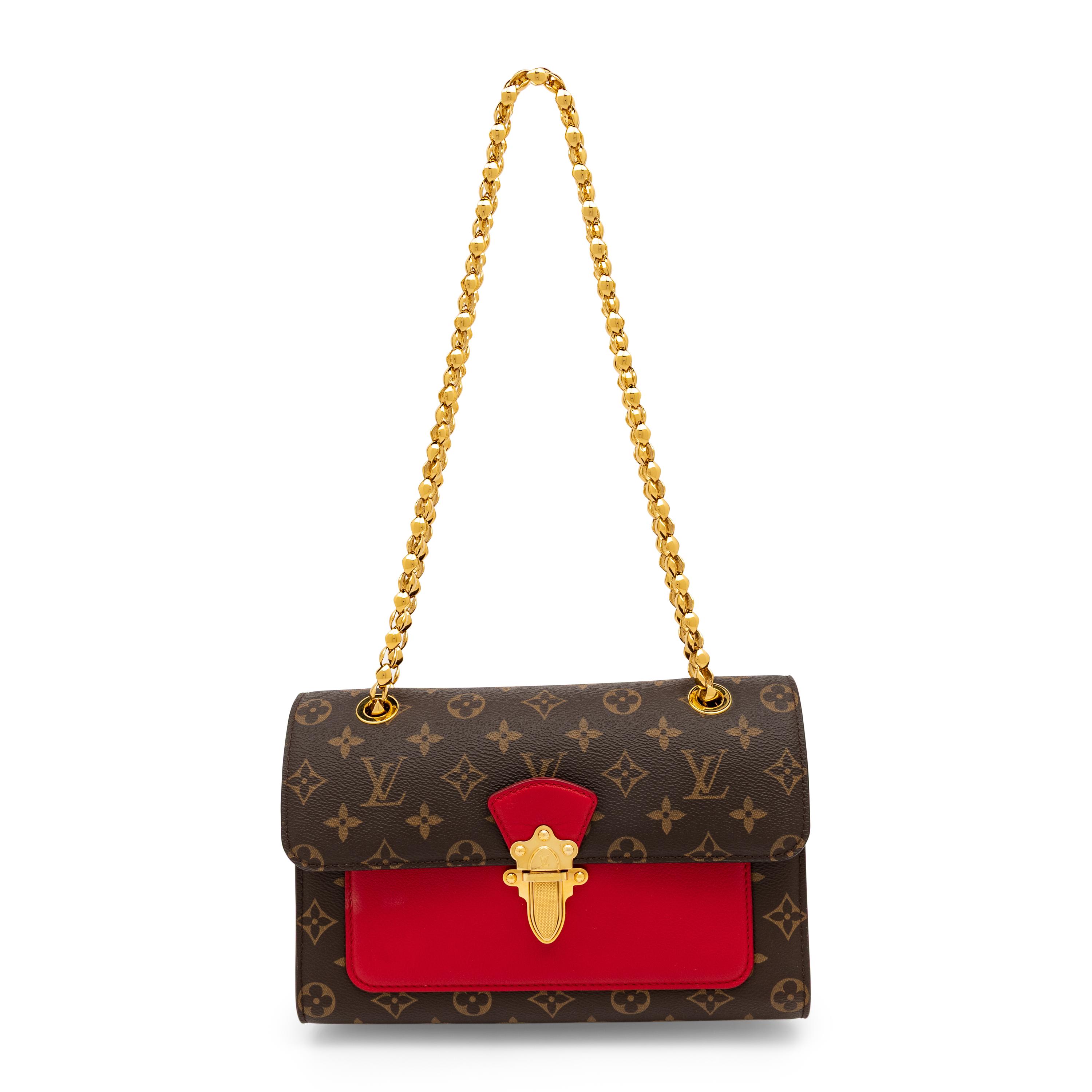 Louis Vuitton, Victoire Bag in Monogram/Cherry