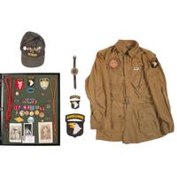 101st Airborne Archive of Keith V Organ with his WWII Paratrooper Jump Jacket