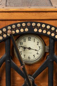 An IBM Oak and Iron Punch Clock
