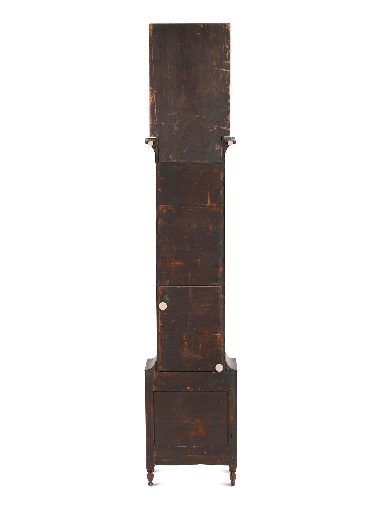 A Federal Inlaid Mahogany Tall Case Clock