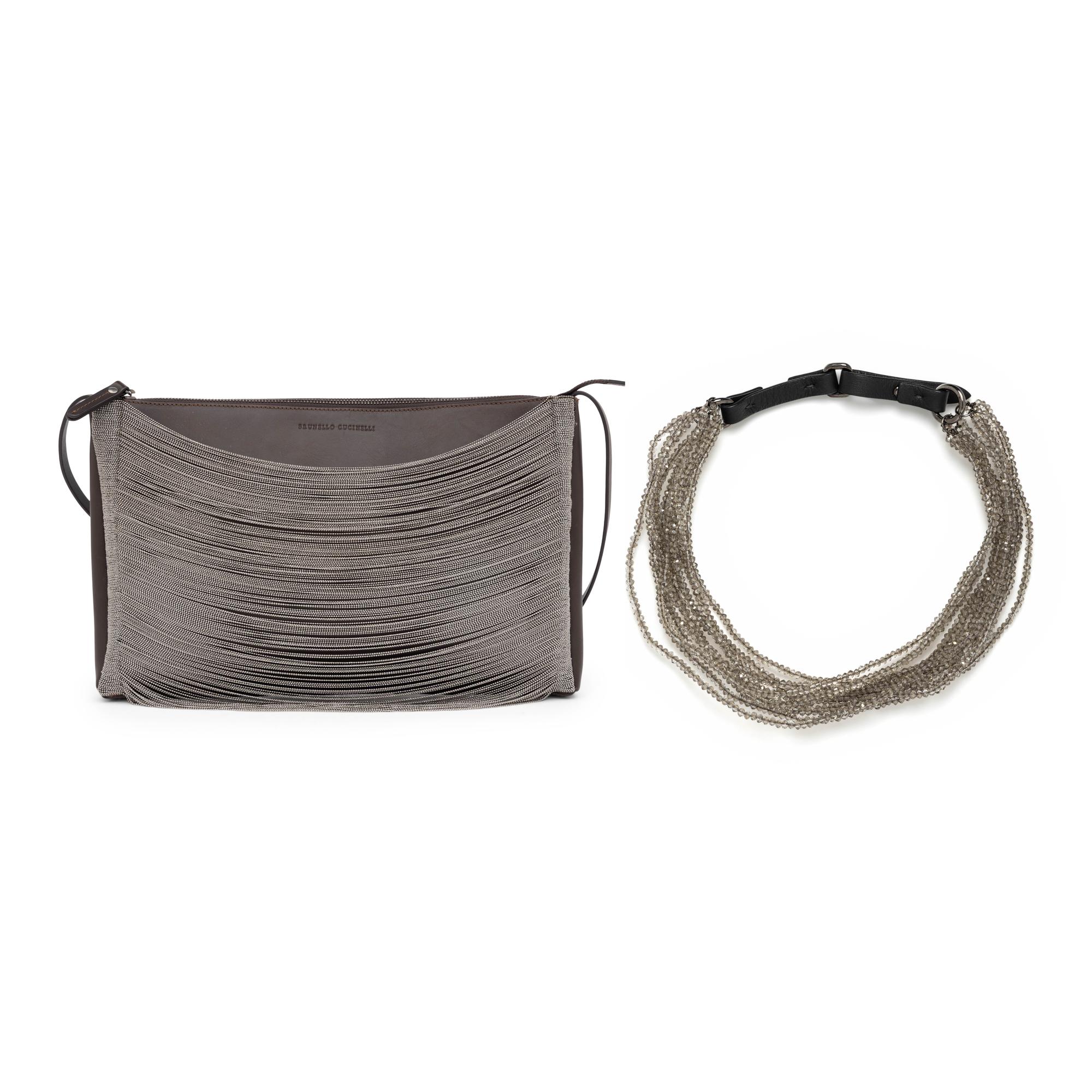 Brunello Cucinelli, Monili-Embellished Bag & Torsade Necklace