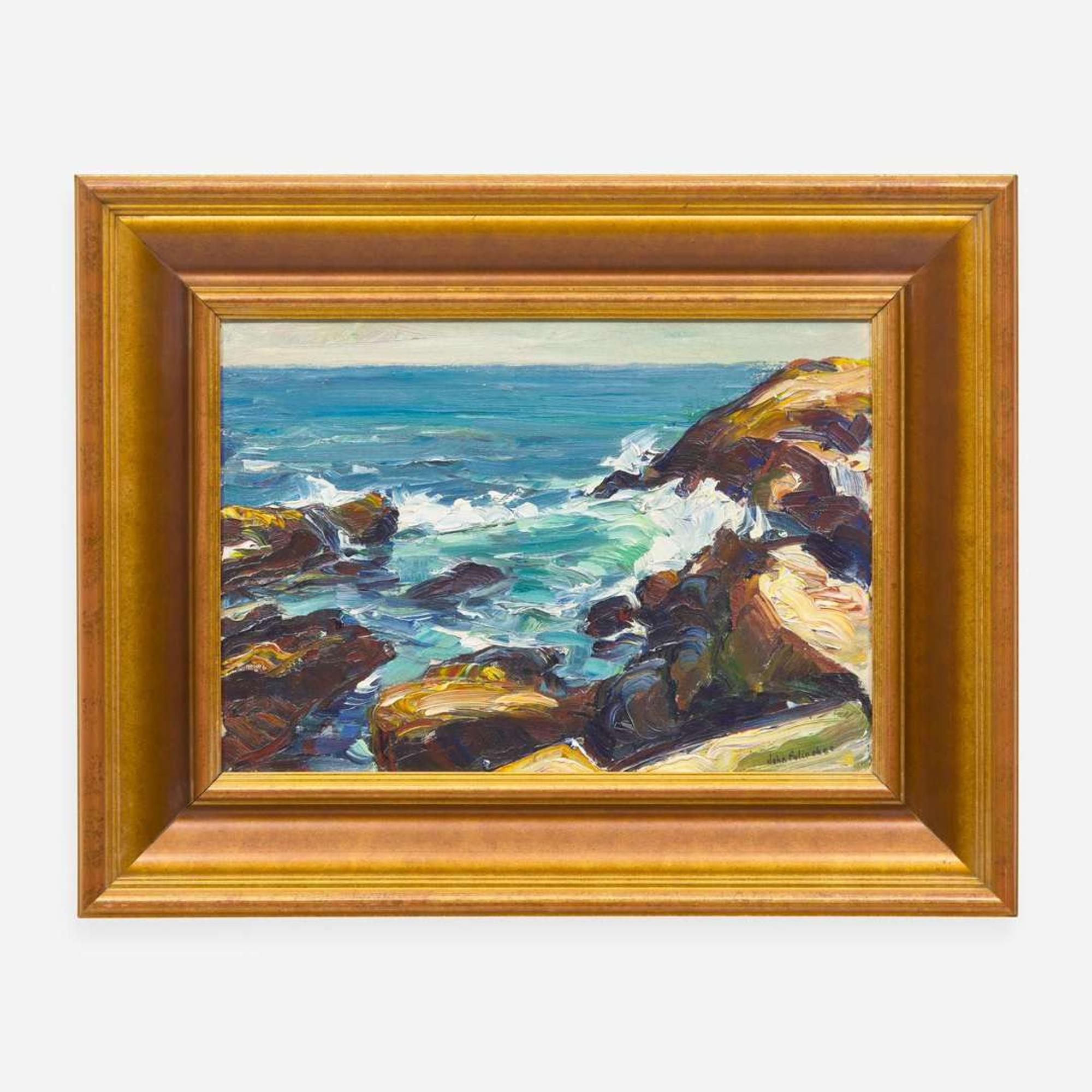 John Fulton Folinsbee (American, 1892–1972) Rocky Coast (Maine)
