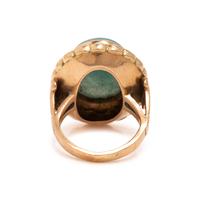 Two Yellow Gold and Multigem Rings