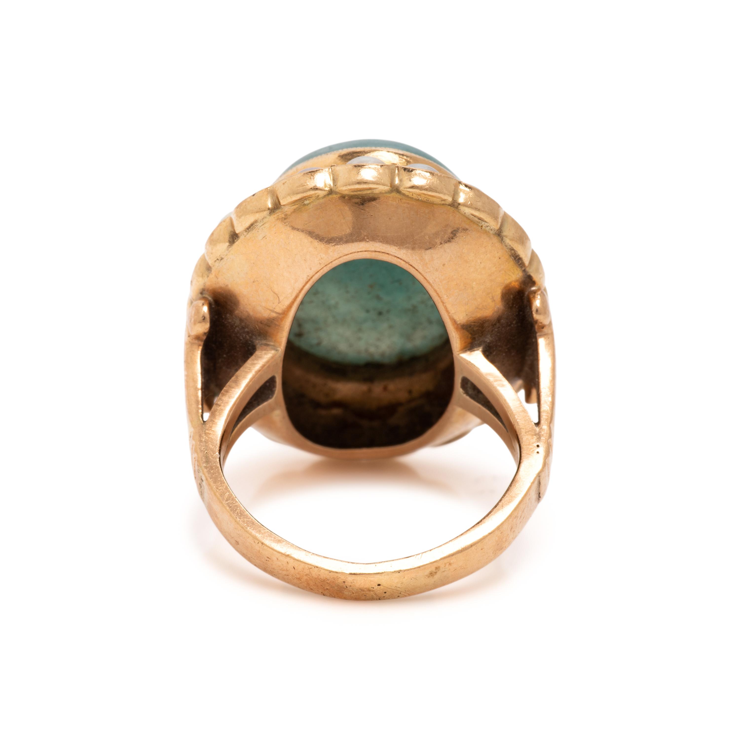 Two Yellow Gold and Multigem Rings