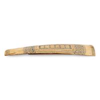 Siberian Yup'ik Polychromed Cribbage Board