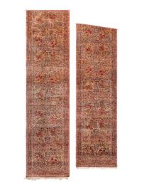 Two Sarouk Wool Runners