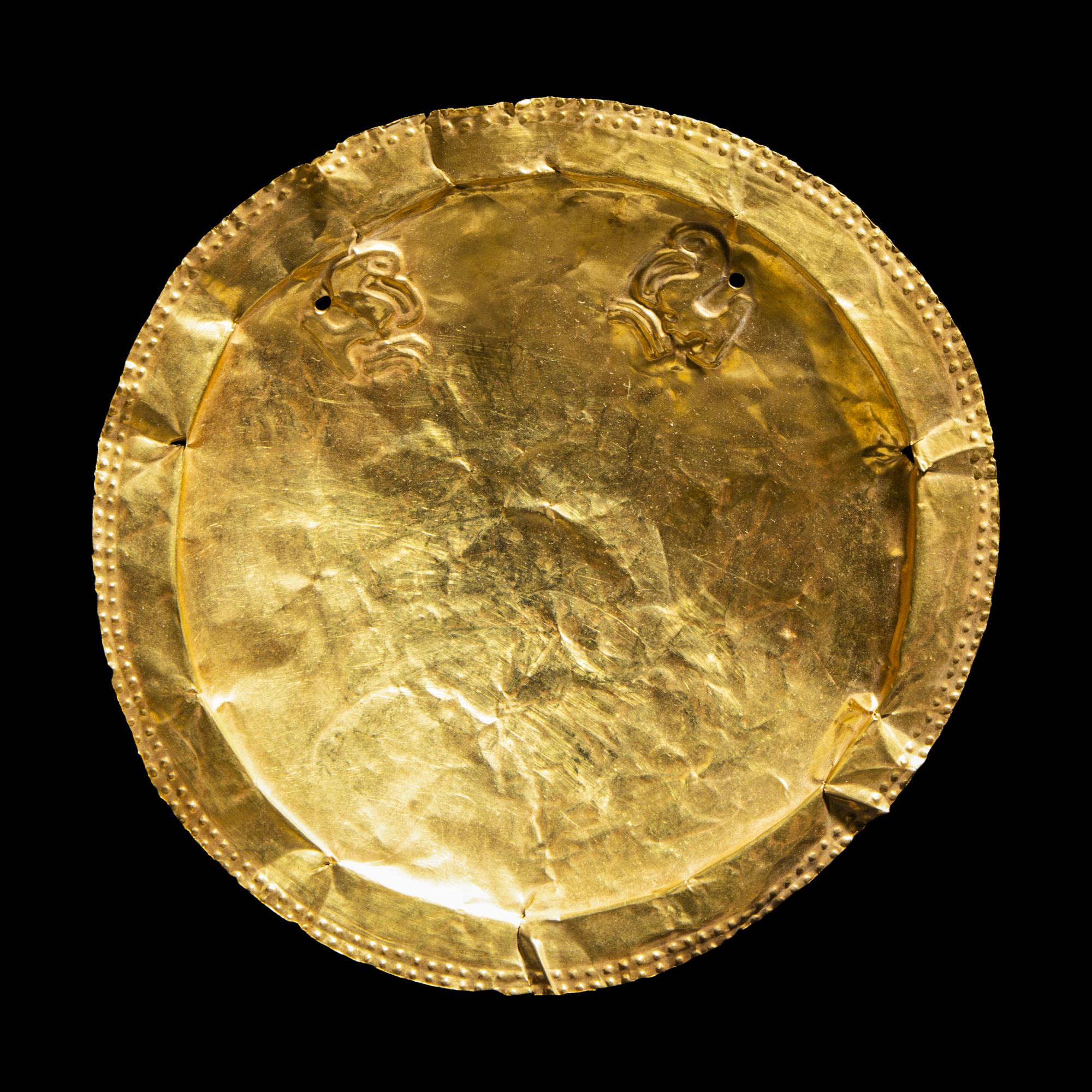 A Panamanian Tumbaga Pectoral Disk