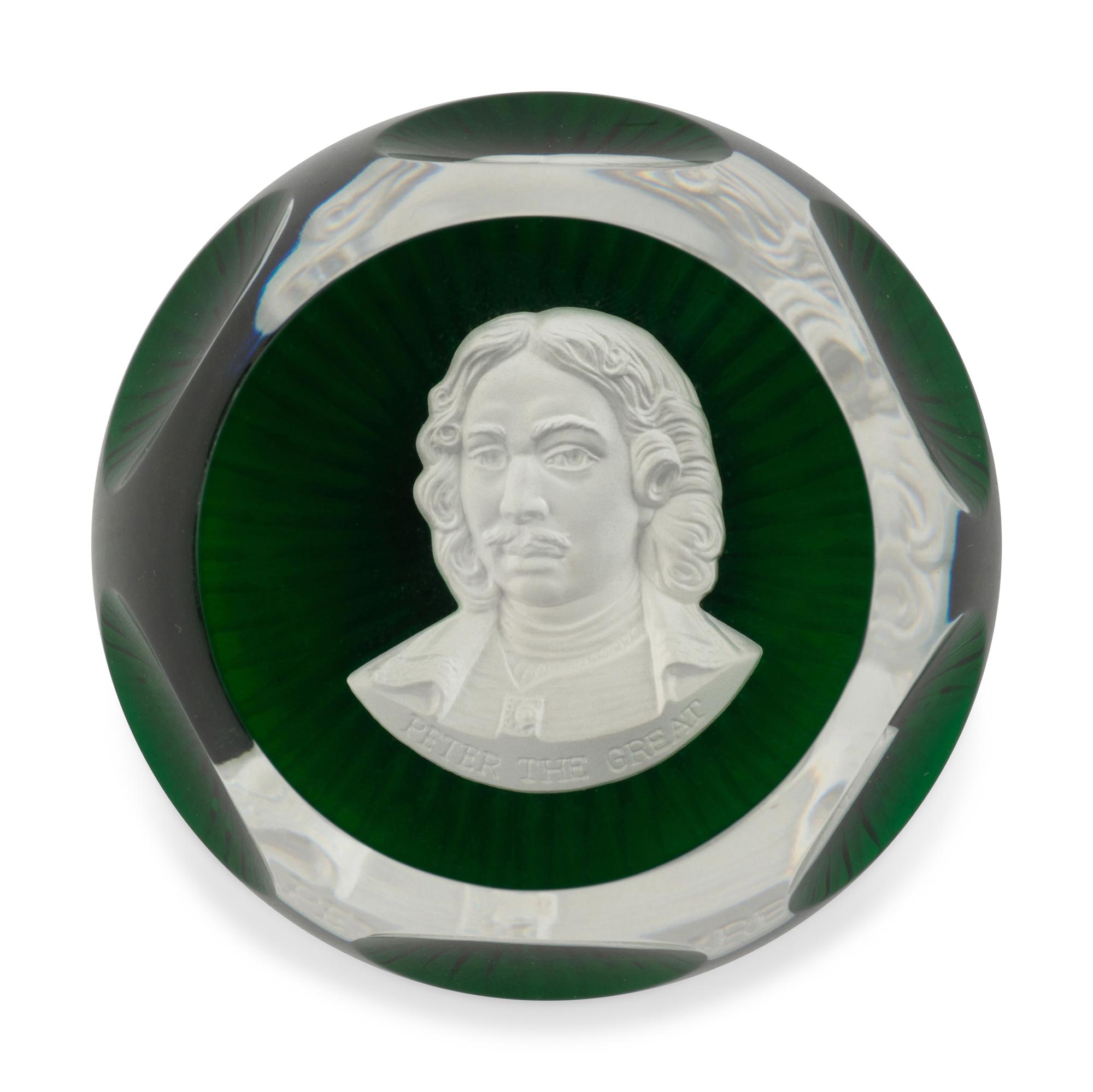 A Group of Seven Baccarat Paperweights