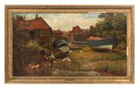 Elias Mollineaux Bancroft , (American, 1846-1924) , Minnow Catchers