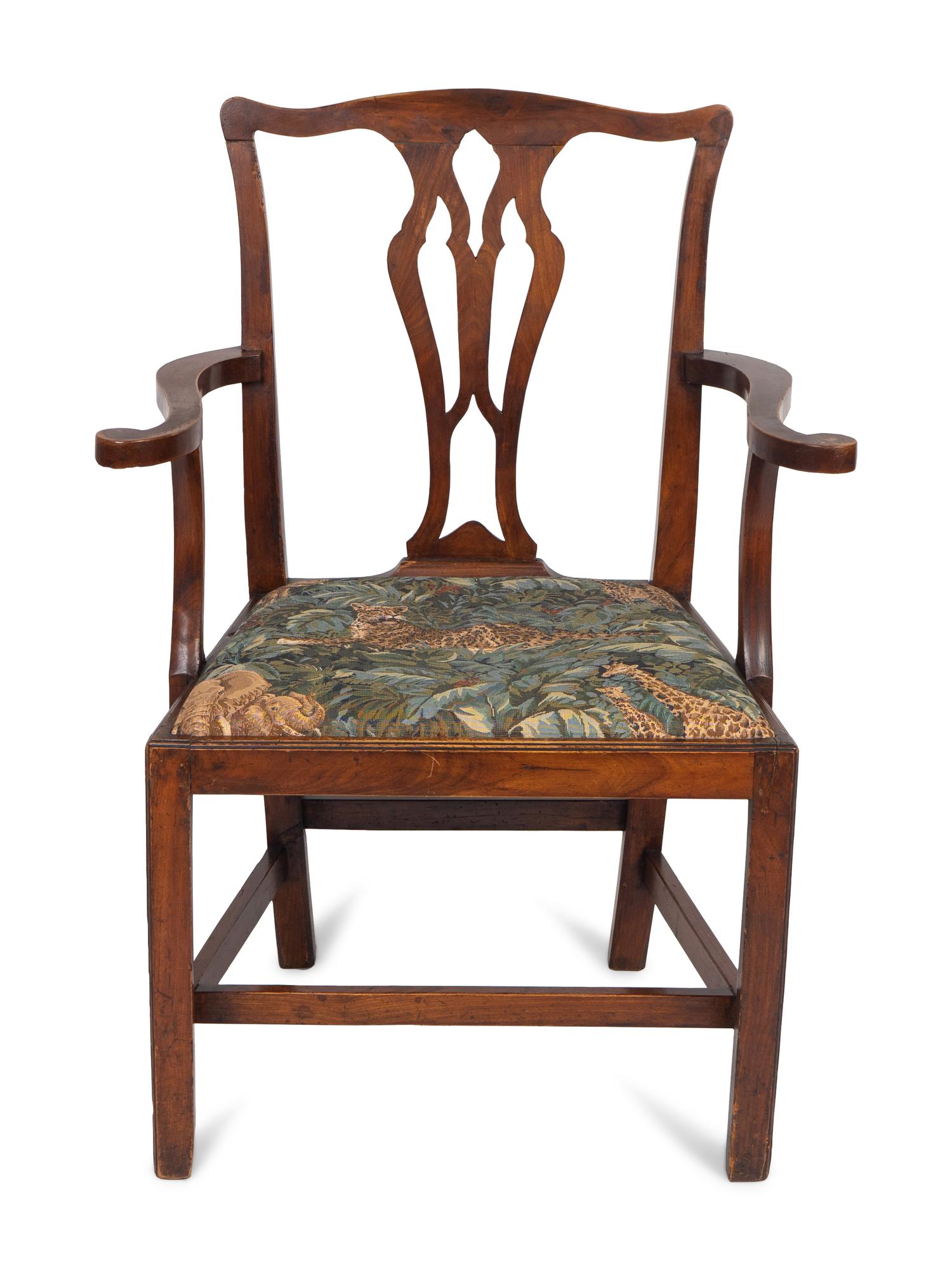 A George III Mahogany Armchair — CITCA 1770