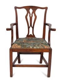 A George III Mahogany Armchair — CITCA 1770