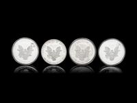 [PRIVATE ISSUE] Four Large-Size Silver Rounds
