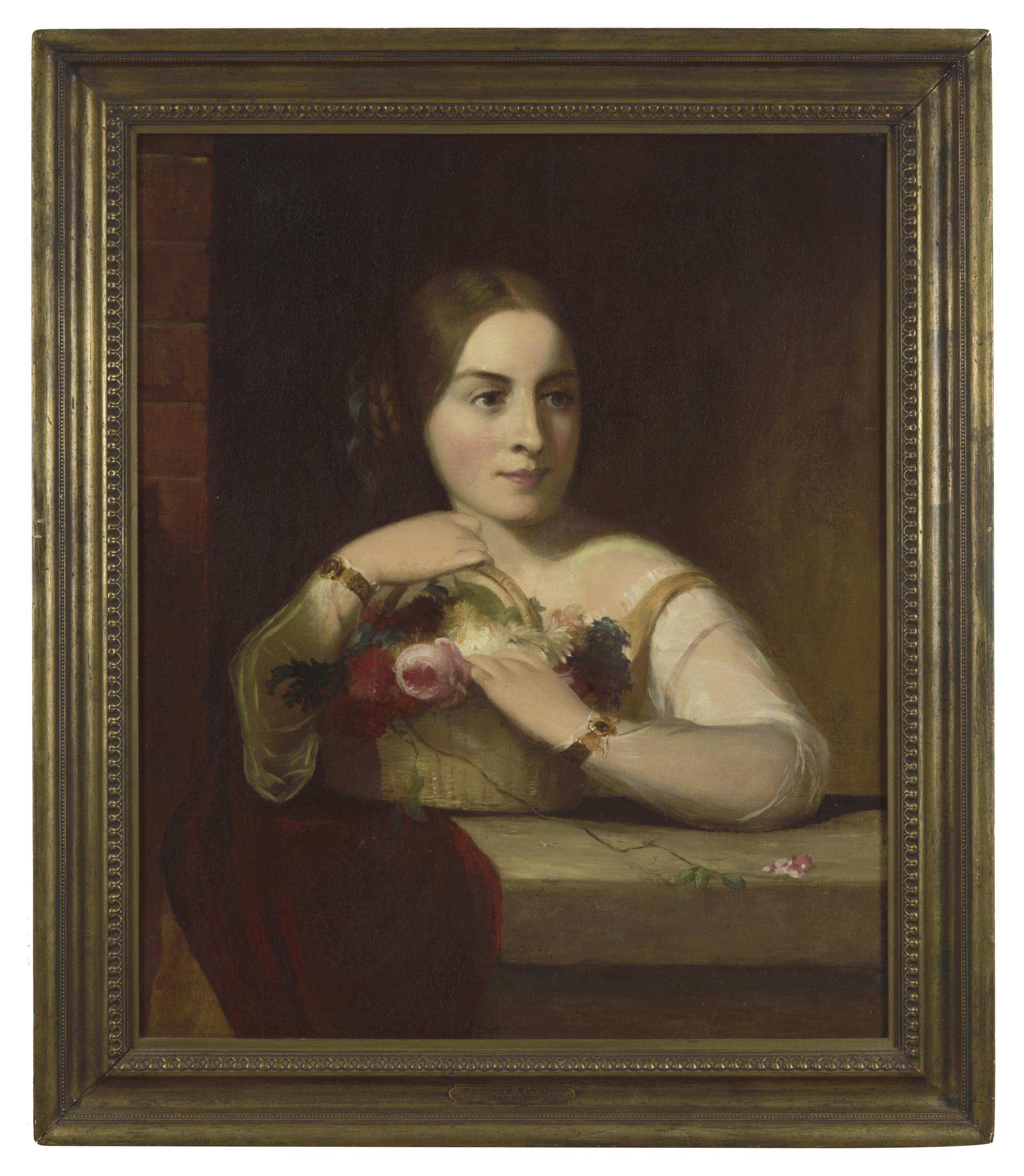 Thomas Sully (1783-1872), Girl at Cottage Window