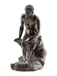 A Grand Tour Bronze Figure After the Antique