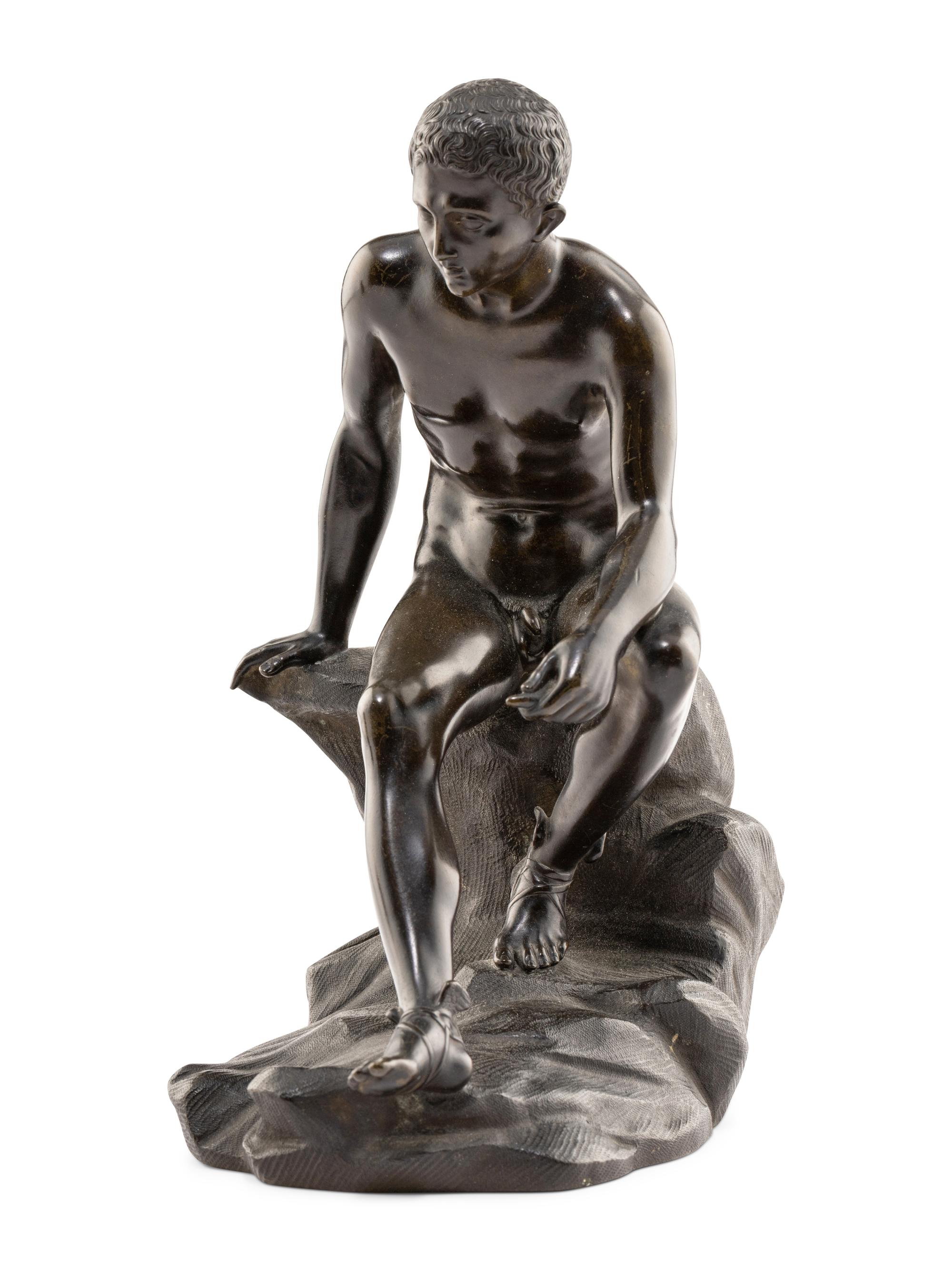 A Grand Tour Bronze Figure After the Antique
