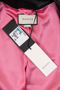 Gucci Black Leather Jacket, 2010s