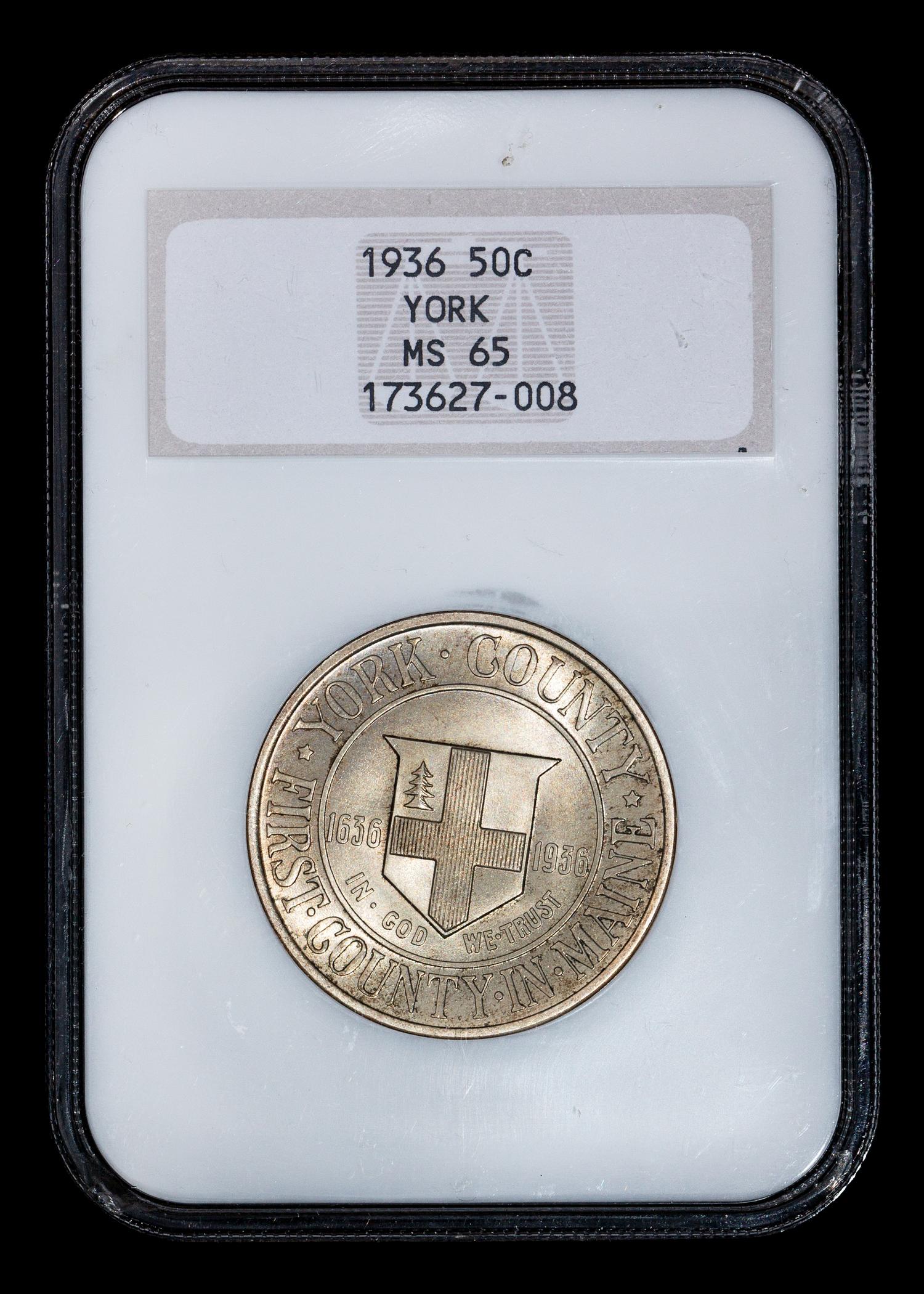 A United States 1936 York County Commemorative 50c Coin