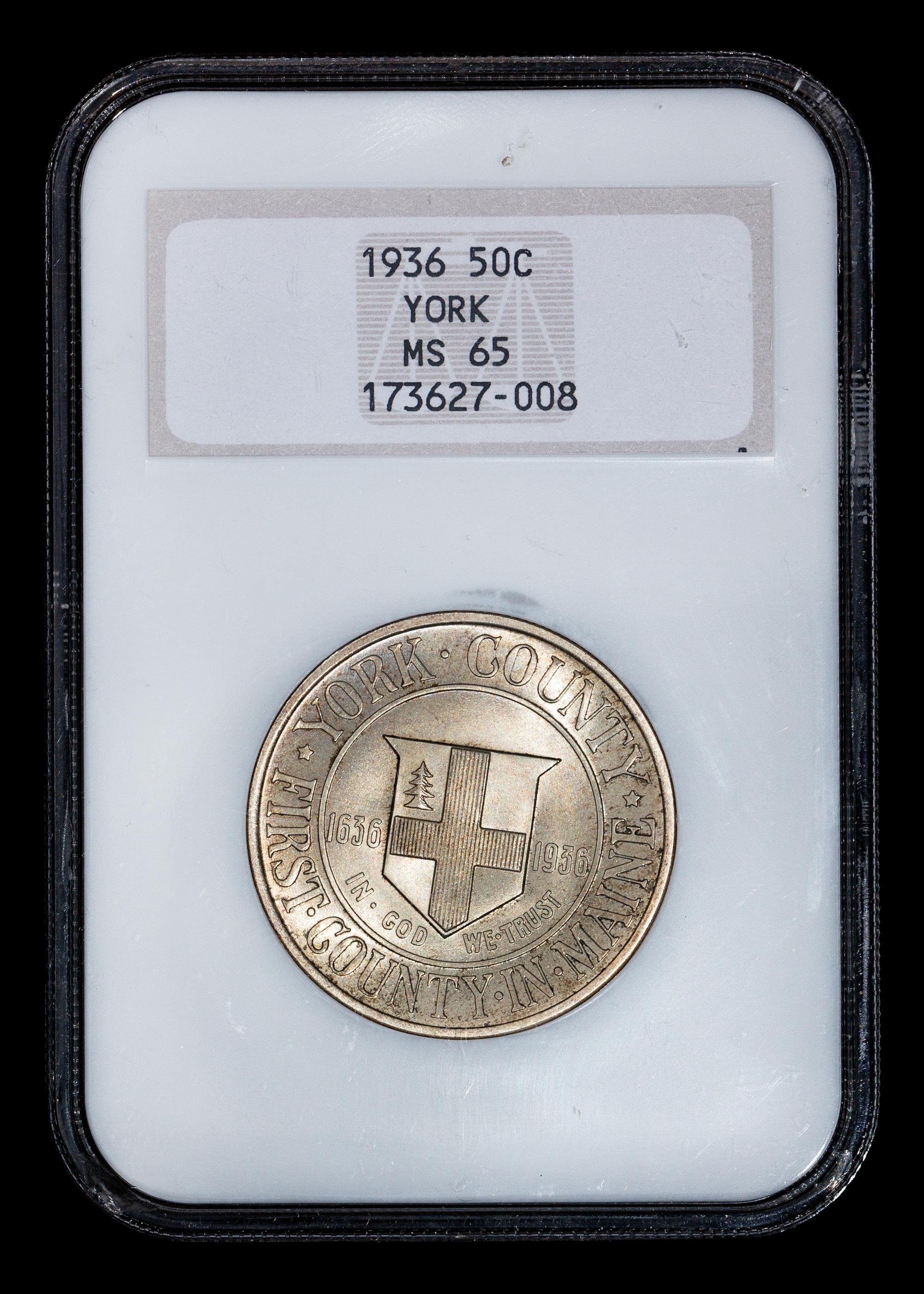 A United States 1936 York County Commemorative 50c Coin