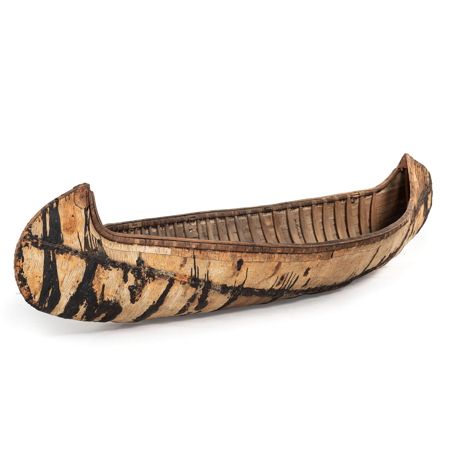 Anishinaabe Birchbark Canoe, Full Size