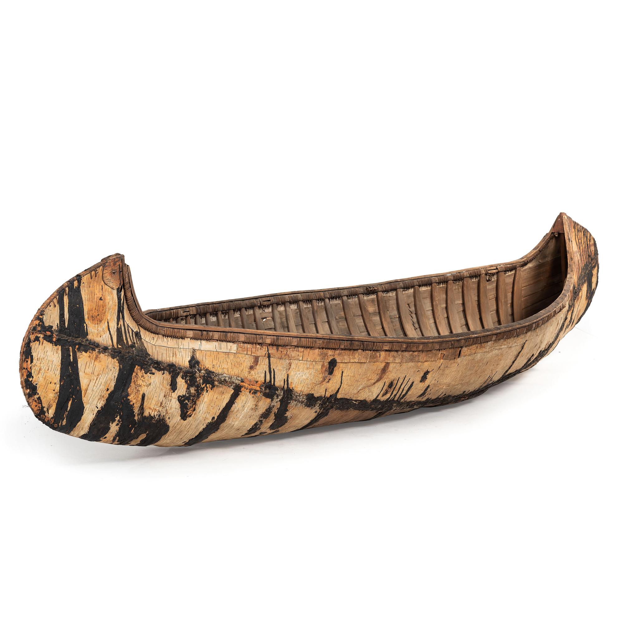 Anishinaabe Birchbark Canoe, Full Size