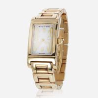 Rettangolo Bvlgari Gold Wristwatch Swiss