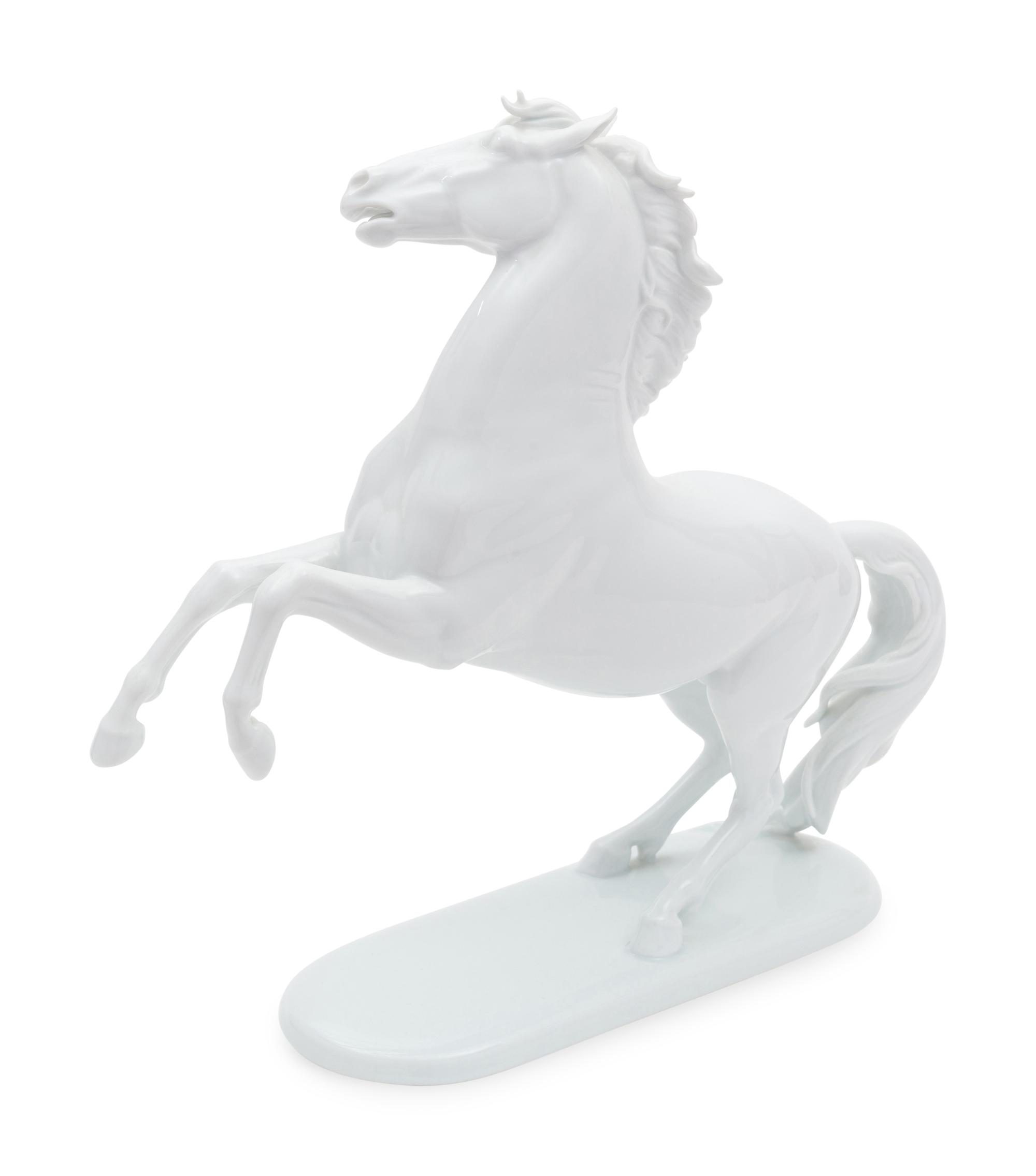 A Rosenthal Porcelain Model of a Rearing Horse