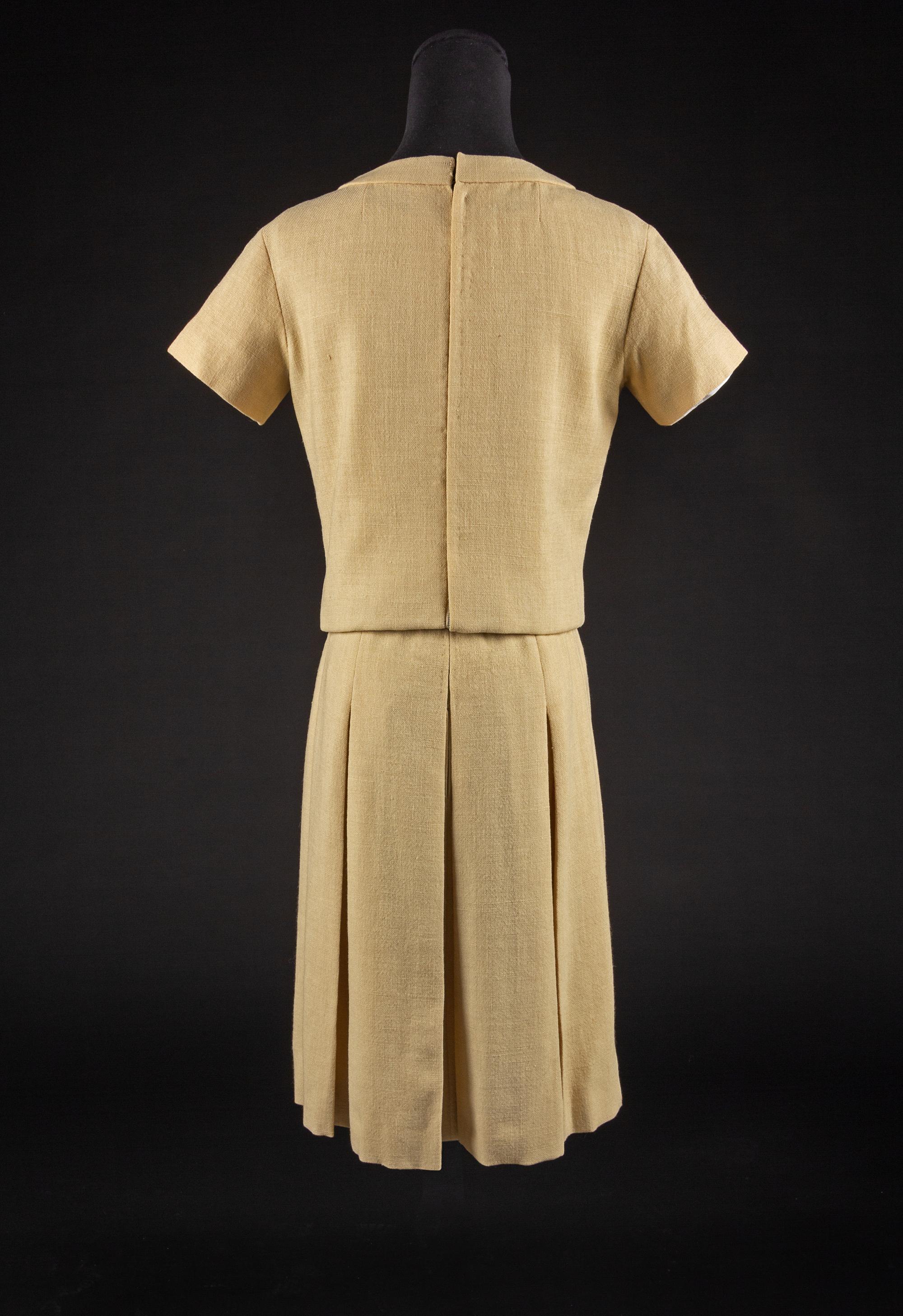 Christian Dior by Marc Bohan Haute Couture Ensemble, Spring-Summer 1961 — Worn by Dame Olivia de Havilland in the 1962 movie ‘Light in the Piazza’. (Lot 6 was worn in the same movie).
