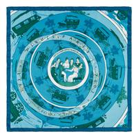 Hermès, Three Silk Scarves 90 & One Silk Scarf 65