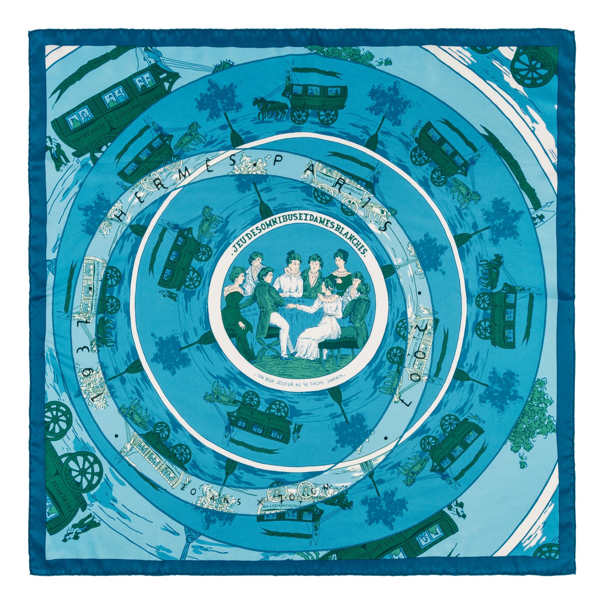 Hermès, Three Silk Scarves 90 & One Silk Scarf 65