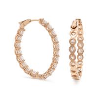 DIAMOND HOOP EARRINGS