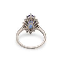 TIFFANY & CO., TANZANITE AND DIAMOND RING