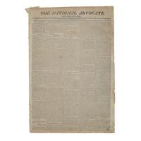 [Star-Spangled Banner] One of the Earliest Obtainable Newspaper Printings of the Star-Spangled Banner, September 27, 1814