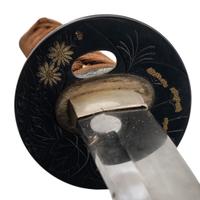 Pair of Japanese Swords with Matching Koshirae Including: Katana and Late Muromachi-Period Wakizashi Attributed to "Katsumitsu"