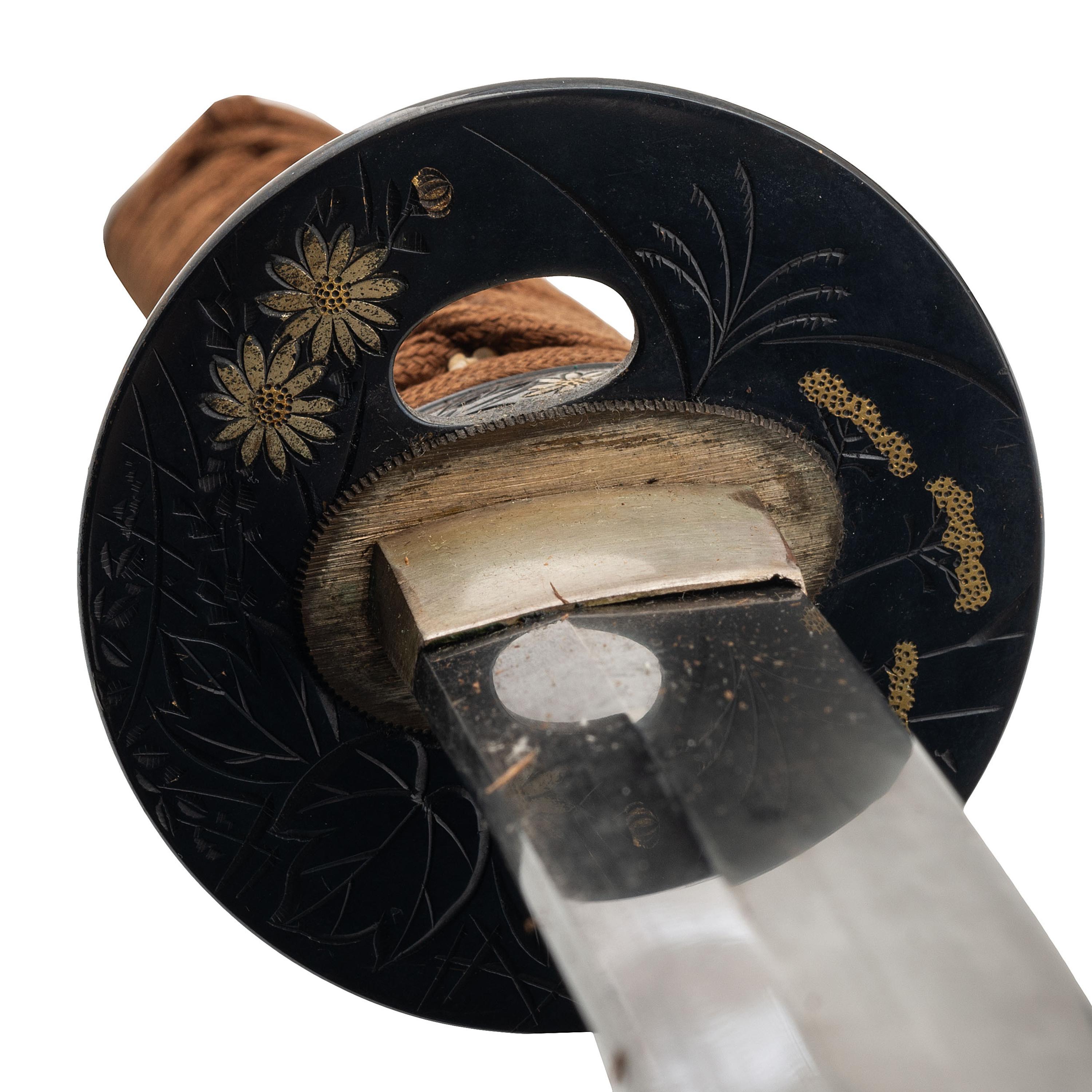 Pair of Japanese Swords with Matching Koshirae Including: Katana and Late Muromachi-Period Wakizashi Attributed to "Katsumitsu"