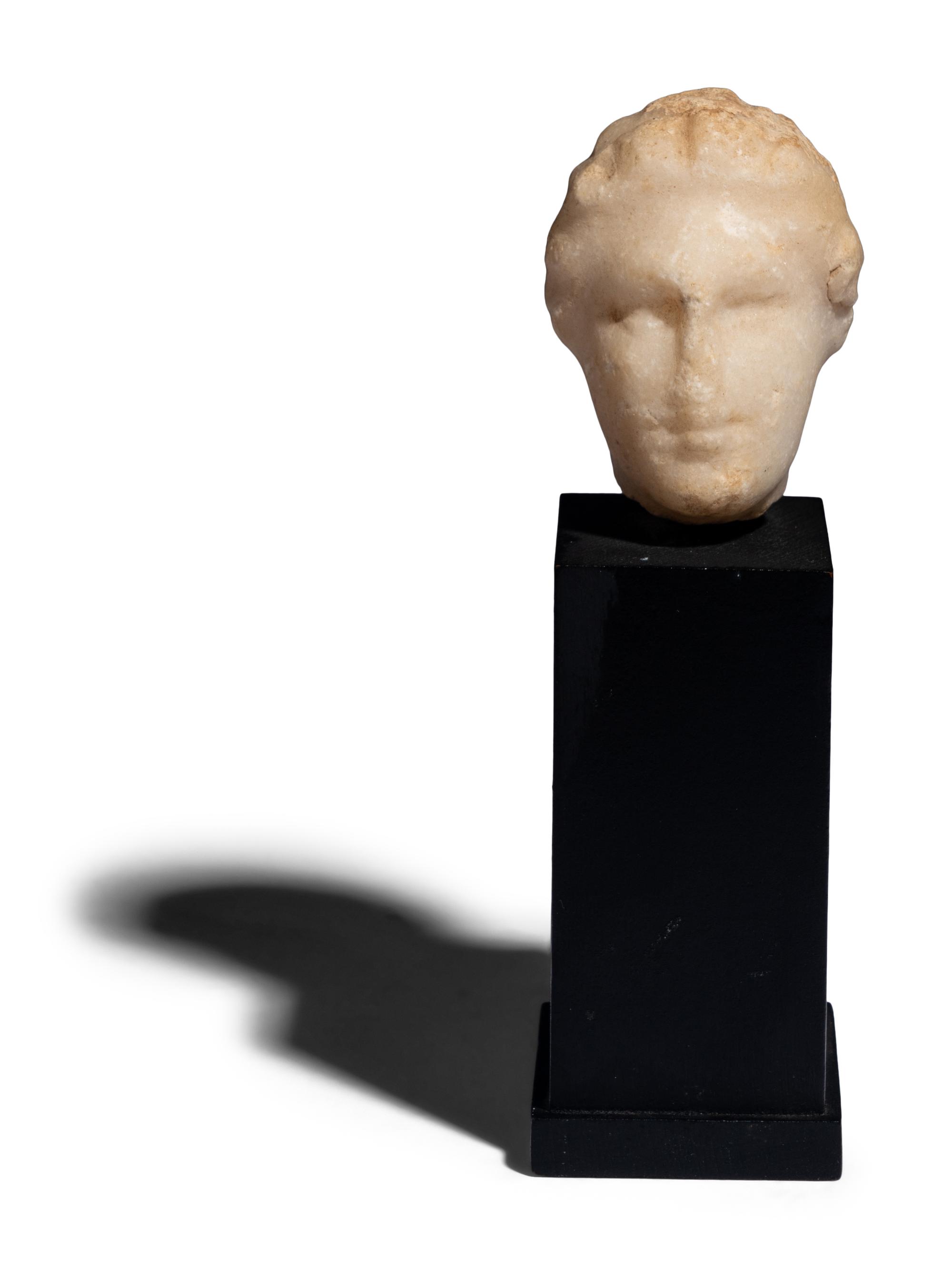 A Roman Marble Head