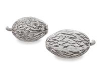Two German Silver Etrog Boxes