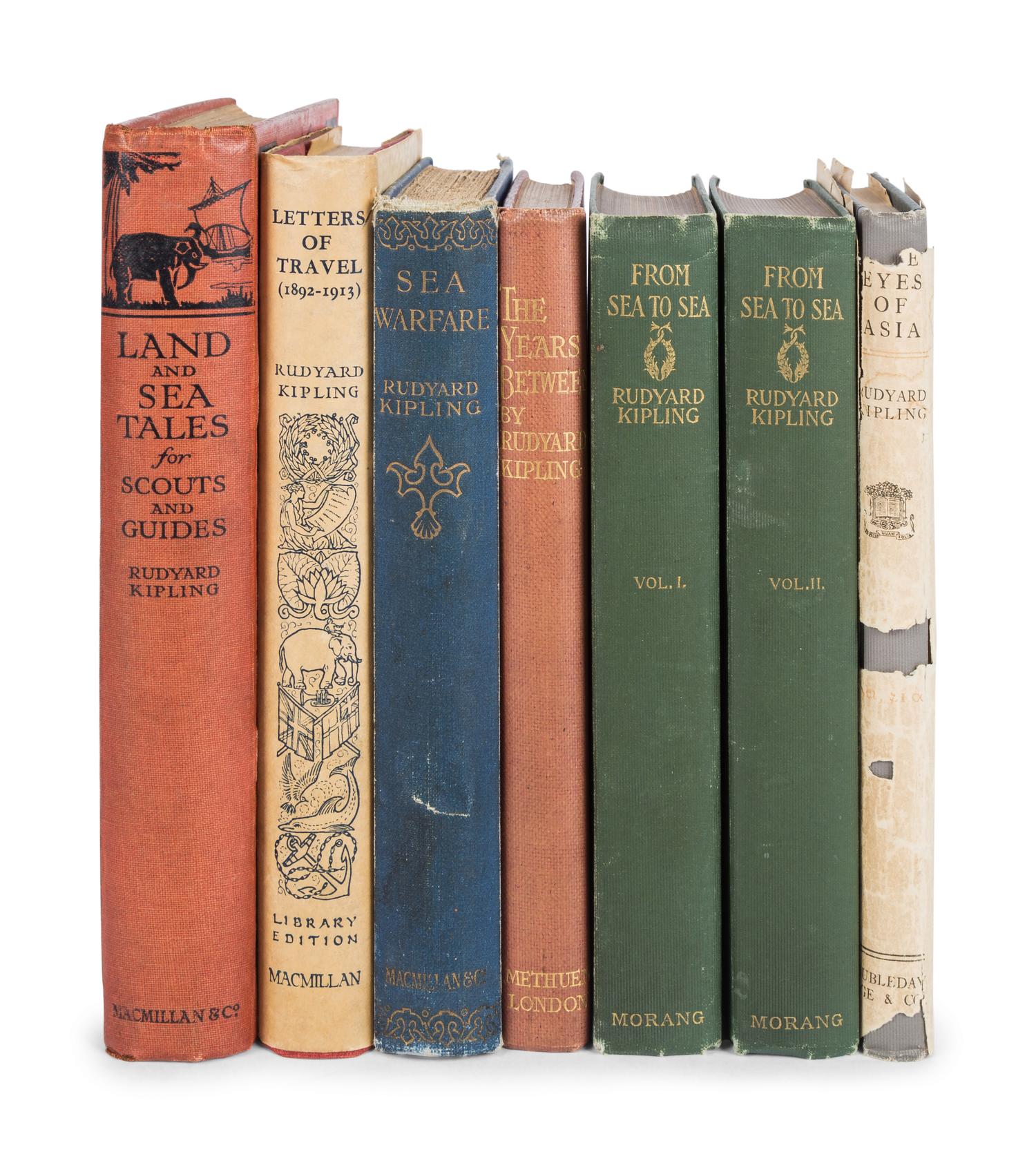 KIPLING, Rudyard (1865-1936). A group of 11 works, including: