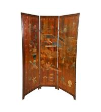 A Chinese Coromandel Hardwood Six-Panel Screen — 19TH/20TH CENTURY