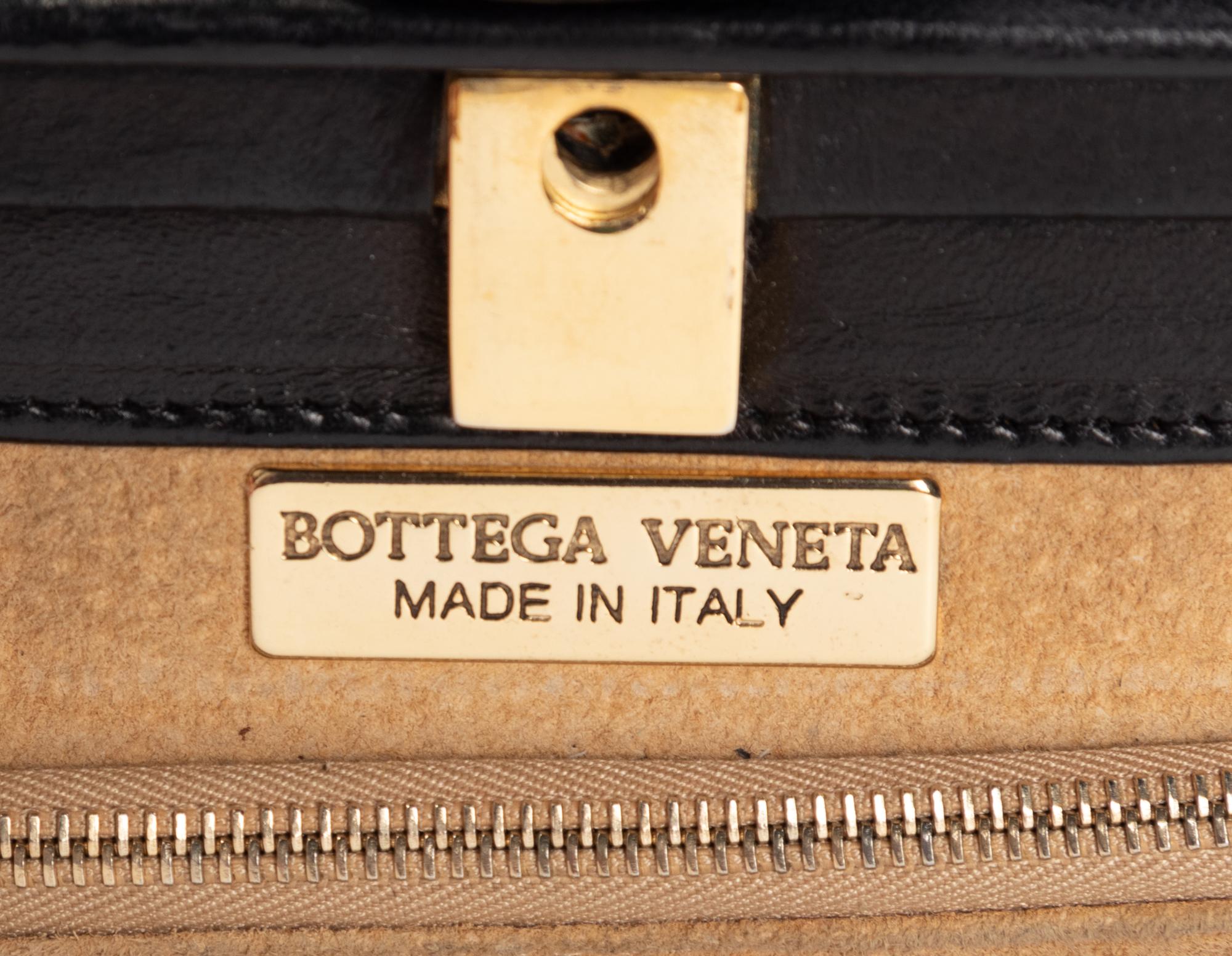 Four Woven Leather Handbags: Two Bottega Veneta, One Fendi, and One De Vecchi, 1980s