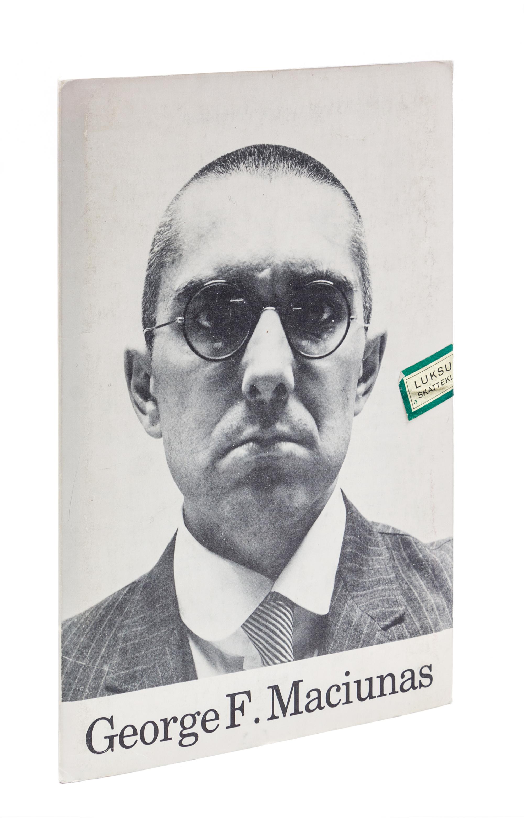 MACIUNAS, GEORGE. Birth of Fluxus - the ultimate version. Ahus, 1981. Folded timeline.