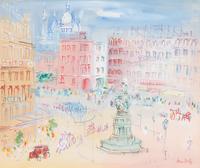 Jean Dufy (French, 1888-1964) — Place de Clichy , Paris