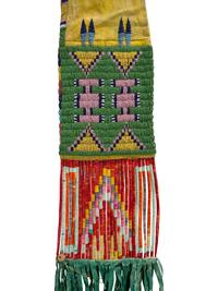 Yankton Sioux Beaded Hide Tobacco Bag