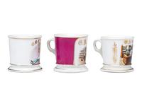 Three Tradesman's Porcelain Occupational Shaving Mugs