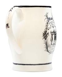 A Rare Liverpool Transfer-Printed Creamware 'Union to the People of America' Pitcher
