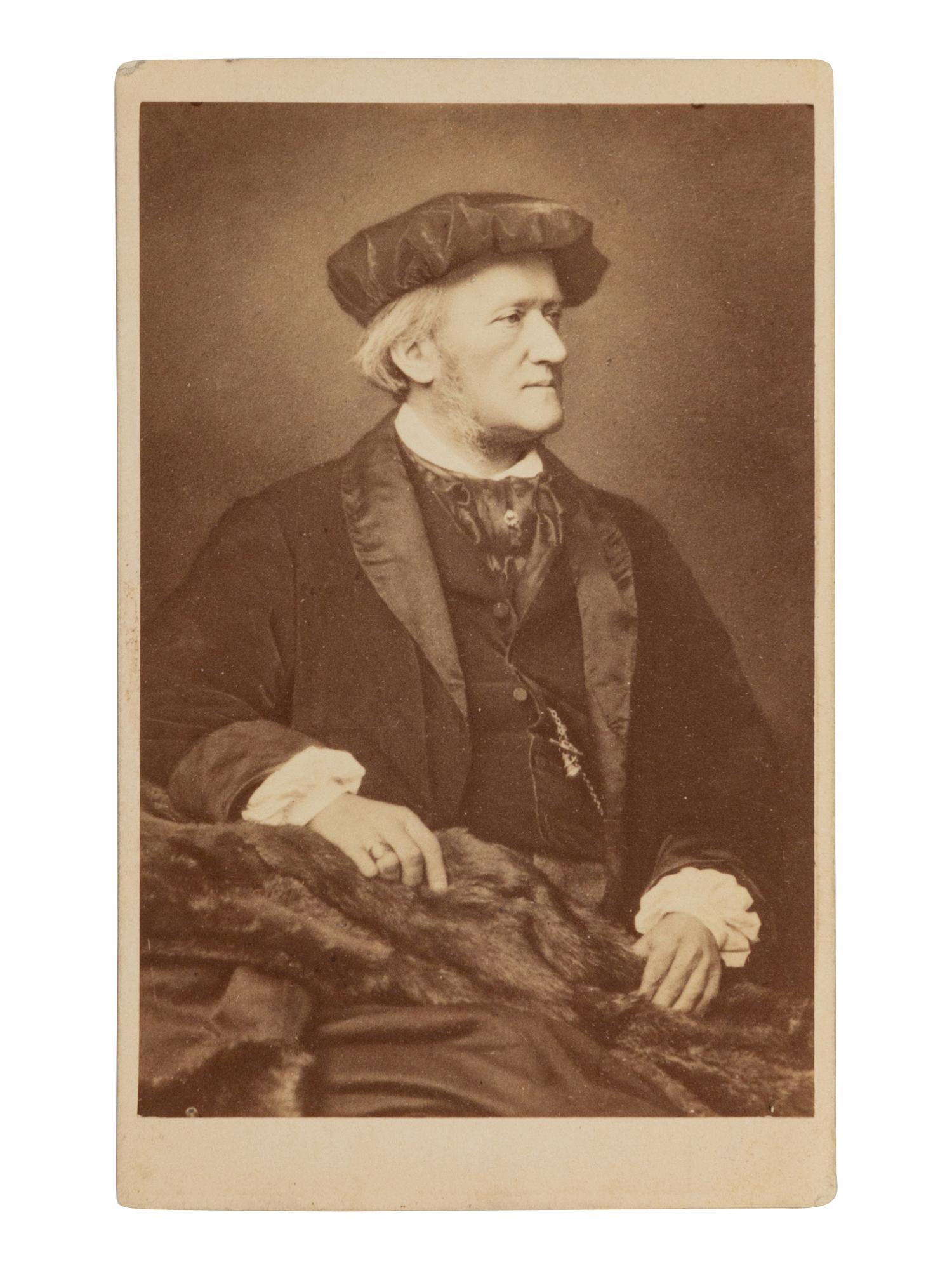 [19TH AND 20TH-CENTURY COMPOSERS AND CONDUCTORS]. A group of 5 photographs and cartes de visite of conductors and composers from the 19th and 20th centuries, most signed, comprising images of: