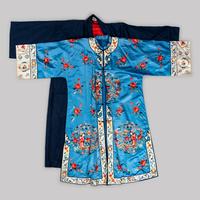 Two Chinese and Japanese Embroidered Silk Robes