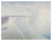 Thomas Chimes (American, 1921-2009) — Waterfall, 1980