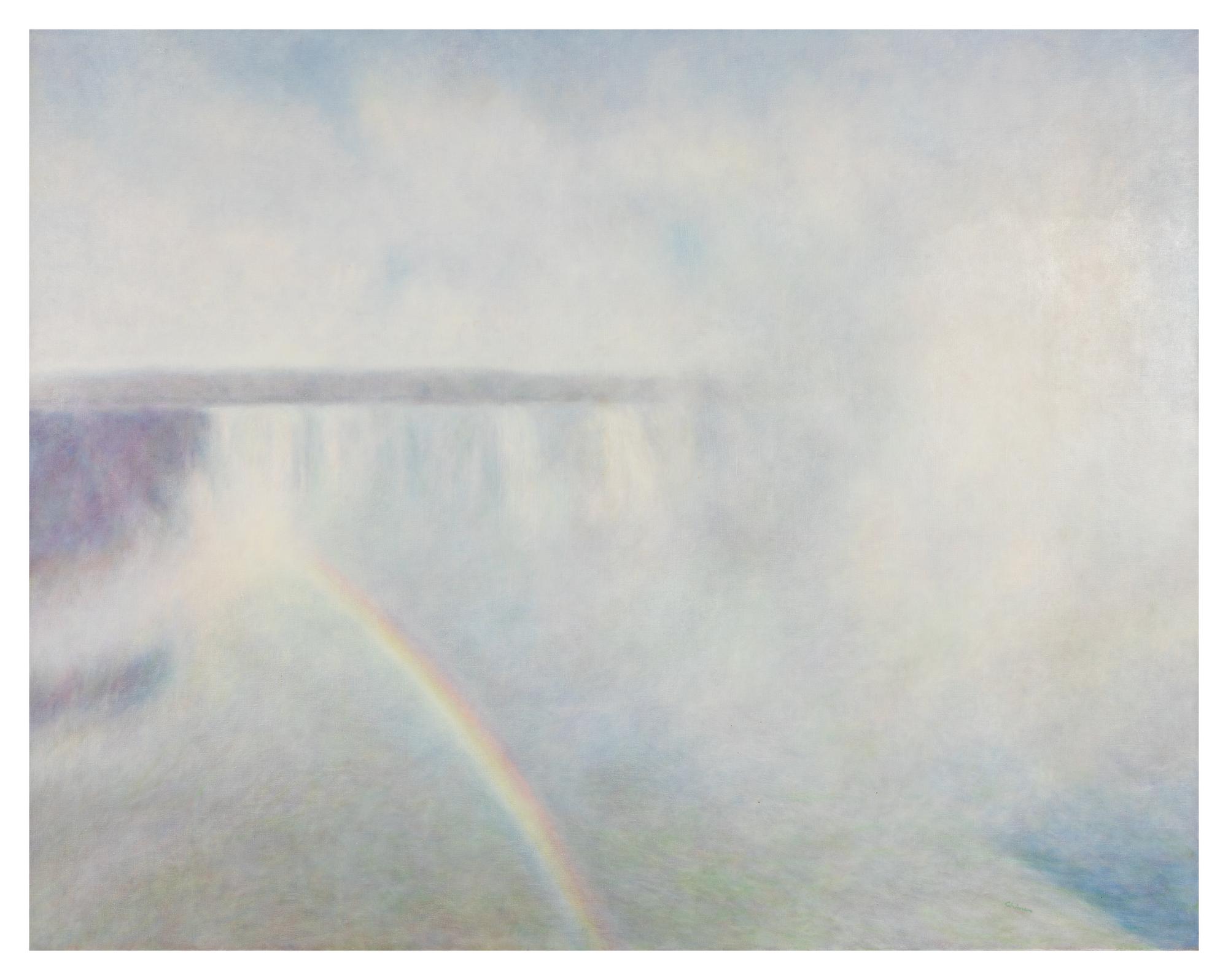 Thomas Chimes (American, 1921-2009) — Waterfall, 1980