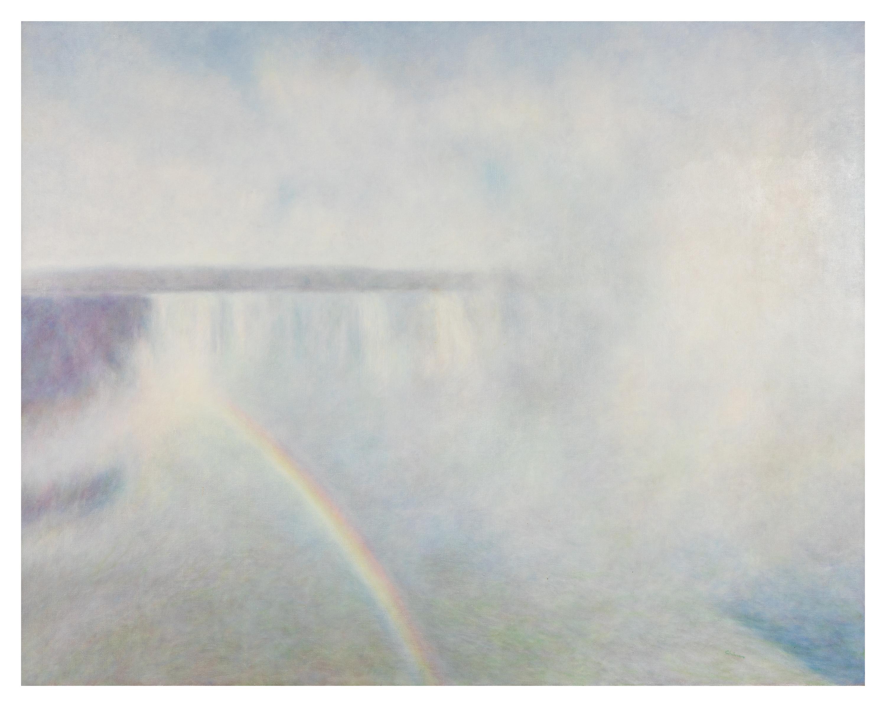 Thomas Chimes (American, 1921-2009) — Waterfall, 1980